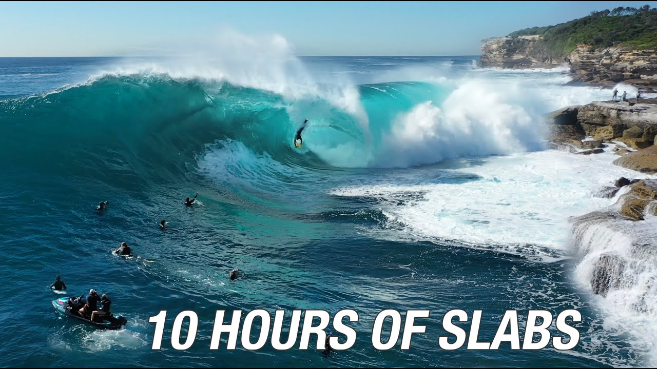10 hours of insane slabs cape solander shark island more surf bodyboarding ocean sounds